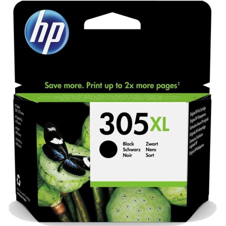 HP 305XL Pigmenteret sort 240 sider Blæk 3YM62AE
